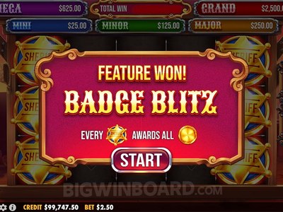 Слот Badge Blitz — демо и на деньги