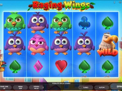 Видеослот Raging Wings от Endorphina